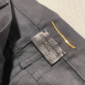 Ysl SKINNY-FIT JEANS IN BLACK STRETCH DENIM